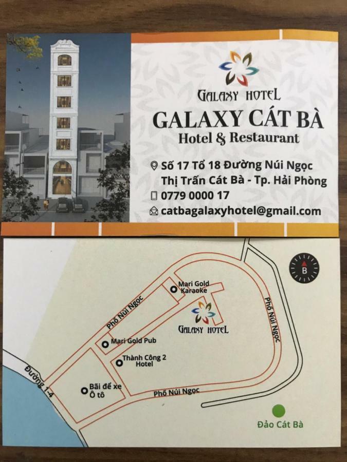 Galaxy Hotel Cat Ba Island Exterior foto